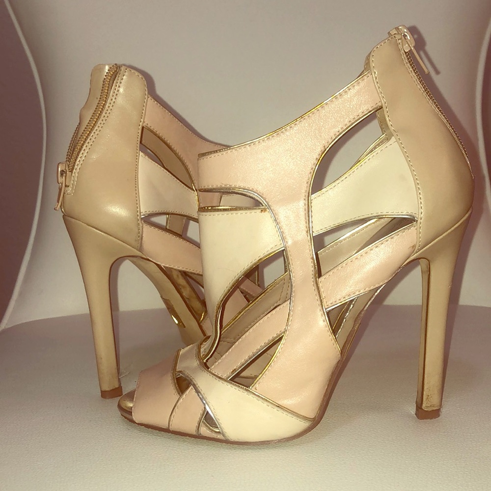 Truth or Dare by Madonna cut out leather booties